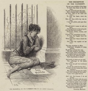 The Inscription on the Pavement by Joseph Kenny Meadows